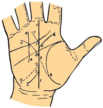 fate line raising palmistry